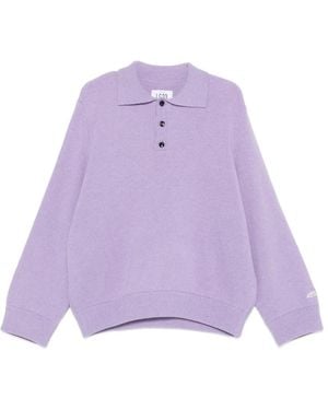 LC23 Wool Blend Sweater - Purple