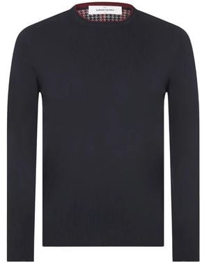 Gran Sasso Pullover Mit Ellenbogen-Patches - Blau