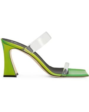 Giuseppe Zanotti Mules Flaminia Con Tacón De 85Mm - Verde