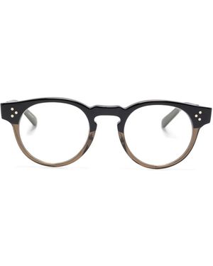 Mr. Leight Kennedy Brille Mit Rundem Gestell - Schwarz