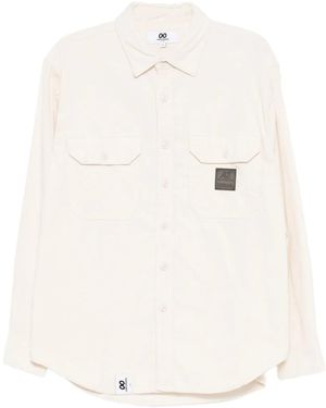 Chocoolate Logo-Patch Shirt - White