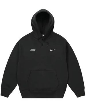 Palace Felpa Con Cappuccio X Nike Font Swoosh - Nero
