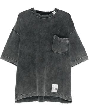 Maison Mihara Yasuhiro Distressed T-Shirt - Grey