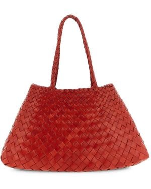 Dragon Diffusion Big Santa Croce Leather Shoulder Bag - Red