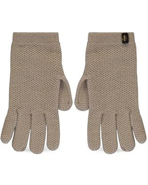 Moorer Knitted Cashmere Gloves - Natural