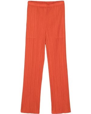 Pleats Please Issey Miyake Thicker Bottom 1 パンツ - レッド