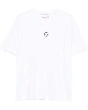 Joshua Sanders T-Shirt À Logo X Smiley - White