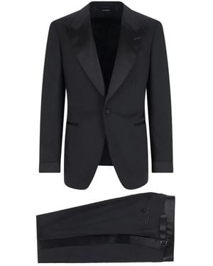 Tom Ford Adjustable-Waist Suit - Black