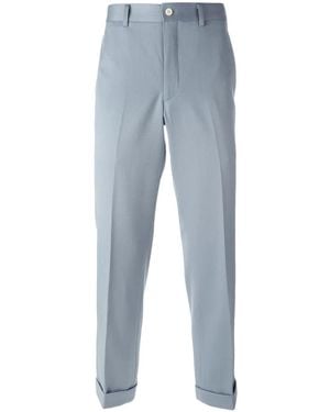 Comme des Garçons Cropped Trousers - Blue