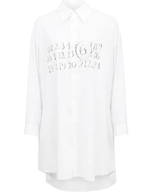 MM6 by Maison Margiela Cotton Mini Dress For - White