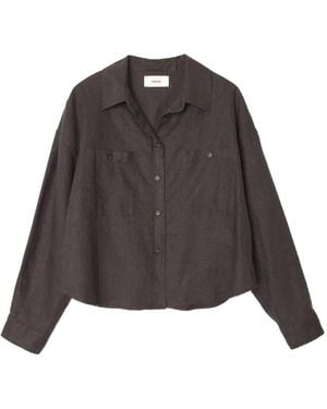 Xirena Brittan Patch-Pocket Shirt - Brown