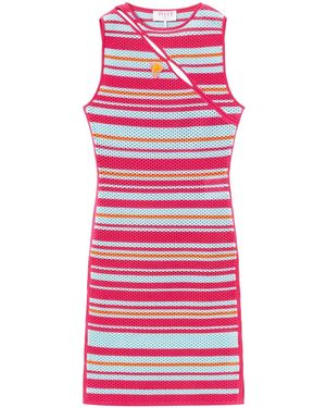 PUCCI Gestreepte Mini-Jurk - Rood