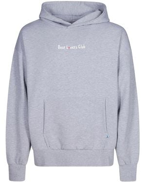 INBETWEENERS Sudadera Con Capucha Y Oso Estampado - Azul