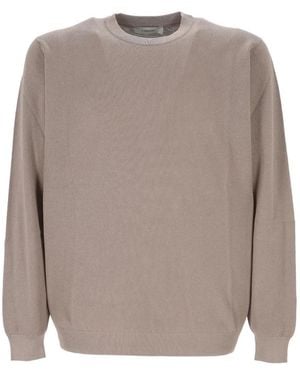 Lardini Textured-Knit Jumper - Grey