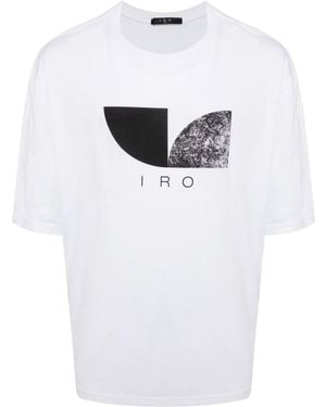 IRO ロゴ Tシャツ - ホワイト