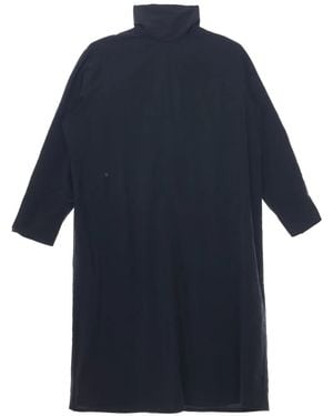 Studio Nicholson Asymmetric-Fold Midi Dress - Blue