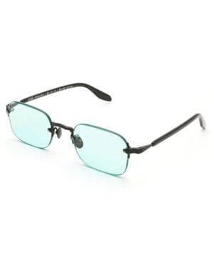 Gast Domsa Rectangle-Frame Sunglasses - Green