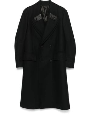 Tom Ford Doppelreihiger Mantel - Schwarz