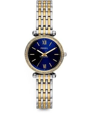Fossil Carlie Armbanduhr 28Mm - Blau