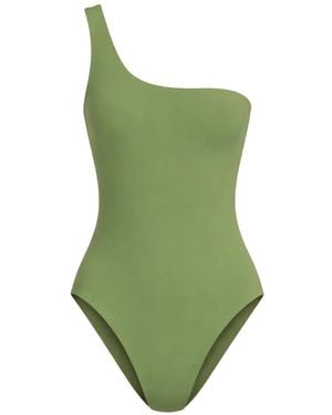Bondeye Reversible One-Shoulder Swimsuit - Green
