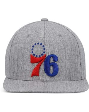 Mitchell & Ness X Nba Philadelphia 76Ers Snapback Cap - Grey