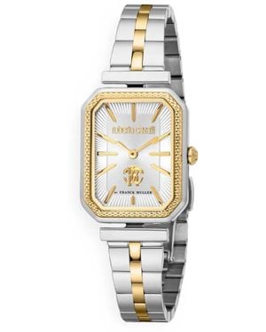 Roberto Cavalli Octagonal Bezel 23Mm Watch - White