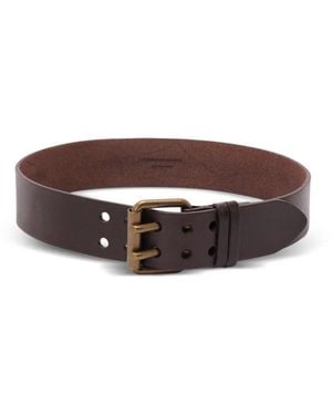Saint Laurent Leather Belt - Brown
