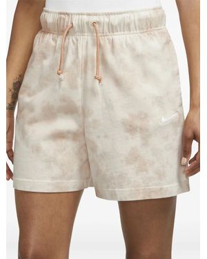 Nike Drawstring Jersey Shorts - Natural