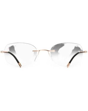 Silhouette Purist Bril Met Geometrisch Montuur - Wit