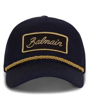 Balmain Cappello Da Baseball - Blu