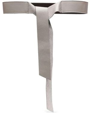 Niu Leather Belt - White