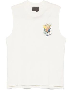Musium Div. Graphic-Print Vest - White