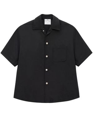 Courreges Skater Retro Twill Shirt - Black