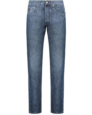Moorer Five-Pockets Jeans - Blue
