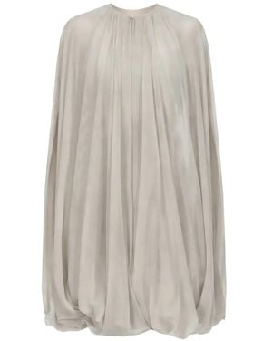 Rick Owens Draped Mini Dress - White