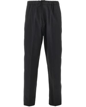 Laminar Pantaloni Con Vita Elasticizzata - Nero