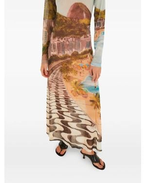 knee length dresses for ladies Cream Berry Garden Mini Dress