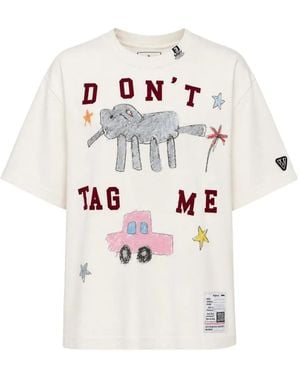 Maison Mihara Yasuhiro Kids Doodle Printed T-Shirt - White