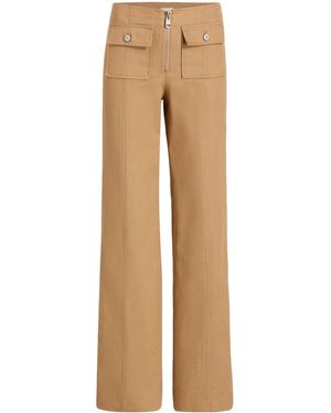 Cinq À Sept Azure Wide-Leg Trousers - Natural