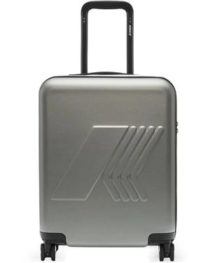 K-Way Valigia A Righe Eudoxie - Grigio