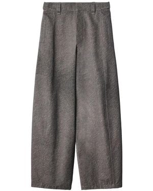 Lemaire Printed Maxi Trousers - Grey