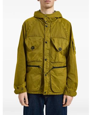C.P. Company Panama-R Goggle-Detail Hooded Jacket - Green