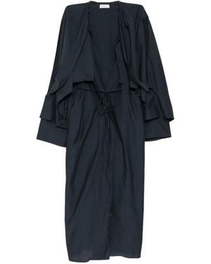 Ruohan Ulva Trench Coat - Blue