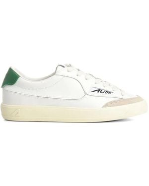 Autry Windscape Suede-Trim Trainers - White
