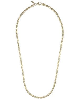 Desmo Collar Barrel Crystal 4 - Blanco