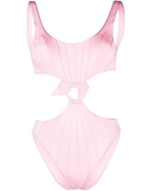 Noire Swimwear カットアウト ワンピース水着 - ピンク