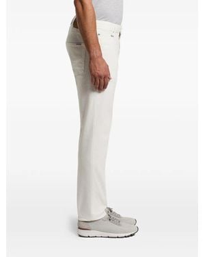 Peserico Back-Patch Trousers - White