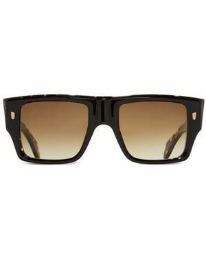 Cutler and Gross Lunettes De Soleil 1414 À Monture Carrée - Neutre
