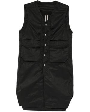 Rick Owens Simplified Blixa Vest - Black