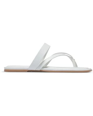 Bernardo Ocana Toe-Ring Thong Flat Sandals - White